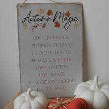 Load image into Gallery viewer, Autumn Metal Sign 30cm| Autumn Decor | Autumn Sign | Autumn Magic Sign
