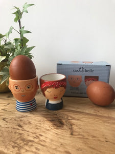 Libby & Ross Egg Cups - Set of 2 Novelty Gift