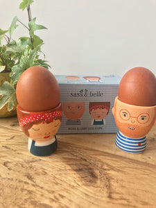 Libby & Ross Egg Cups - Set of 2 Novelty Gift
