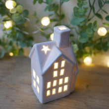 Load image into Gallery viewer, LED Ceramic House 12 cm or Church 12cm - Simple LED Decorations
