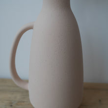 Load image into Gallery viewer, Ceramic Speckled Vase with Handle | Dried Flower Vase | Modern Vase
