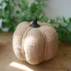 Natural Hessian Pumpkins - Choice of 2 Colours | Pumpkin | Autumn Decor | Pumpkin Decoration