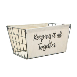 Keeping It All Together Wire Storage Basket, Storage Basket, Bathroom Storage, Kitchen Storage