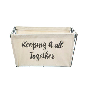 Keeping It All Together Wire Storage Basket, Storage Basket, Bathroom Storage, Kitchen Storage