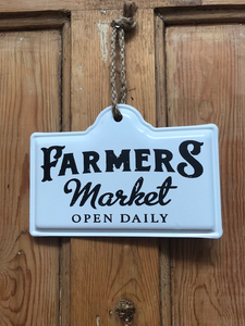 Farmers Market, Pick your Own Fruit Hanging Vintage Kitchen Plaque