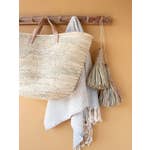 Load image into Gallery viewer, Parisienne Basket Medium, French Market Bag, Straw Bag
