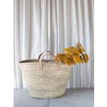 Load image into Gallery viewer, Parisienne Basket Medium, French Market Bag, Straw Bag
